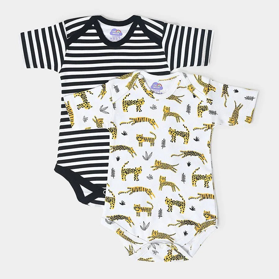 2Pk Cotton Jersey Romper Romper 11