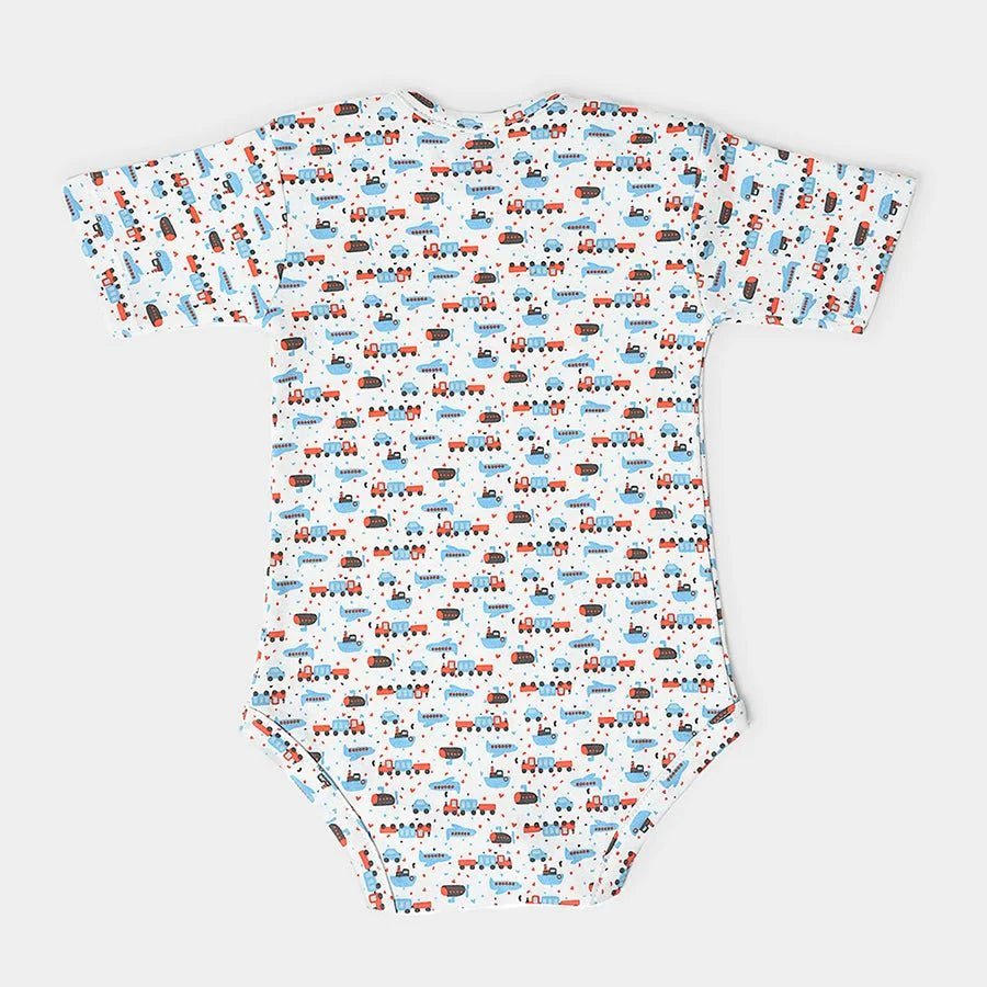 2Pk Cotton Jersey Romper Romper 6
