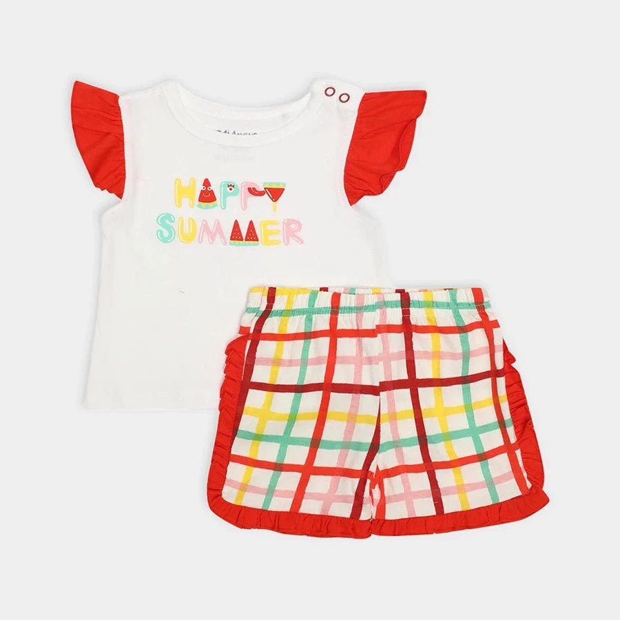 2Pk Cotton Jersey T-Shirt - Short Set T-Shirt - Short Set 1
