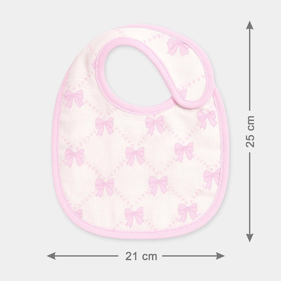 2Pk Cotton Muslin/Interlock Bib Bib 4