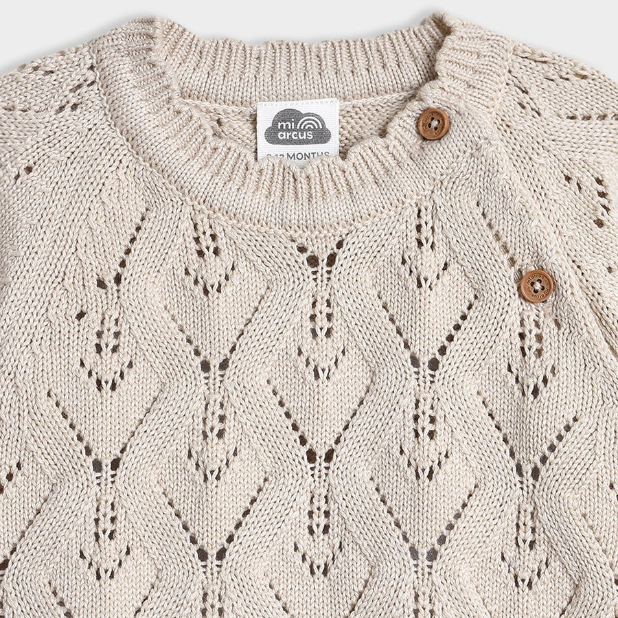 2Pk Cotton Pointelle Knit Romper Romper 4