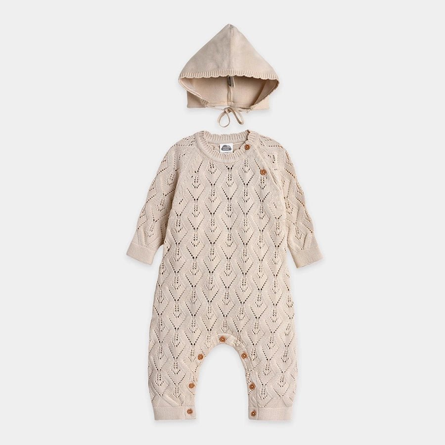 2Pk Cotton Pointelle Knit Romper Romper 1