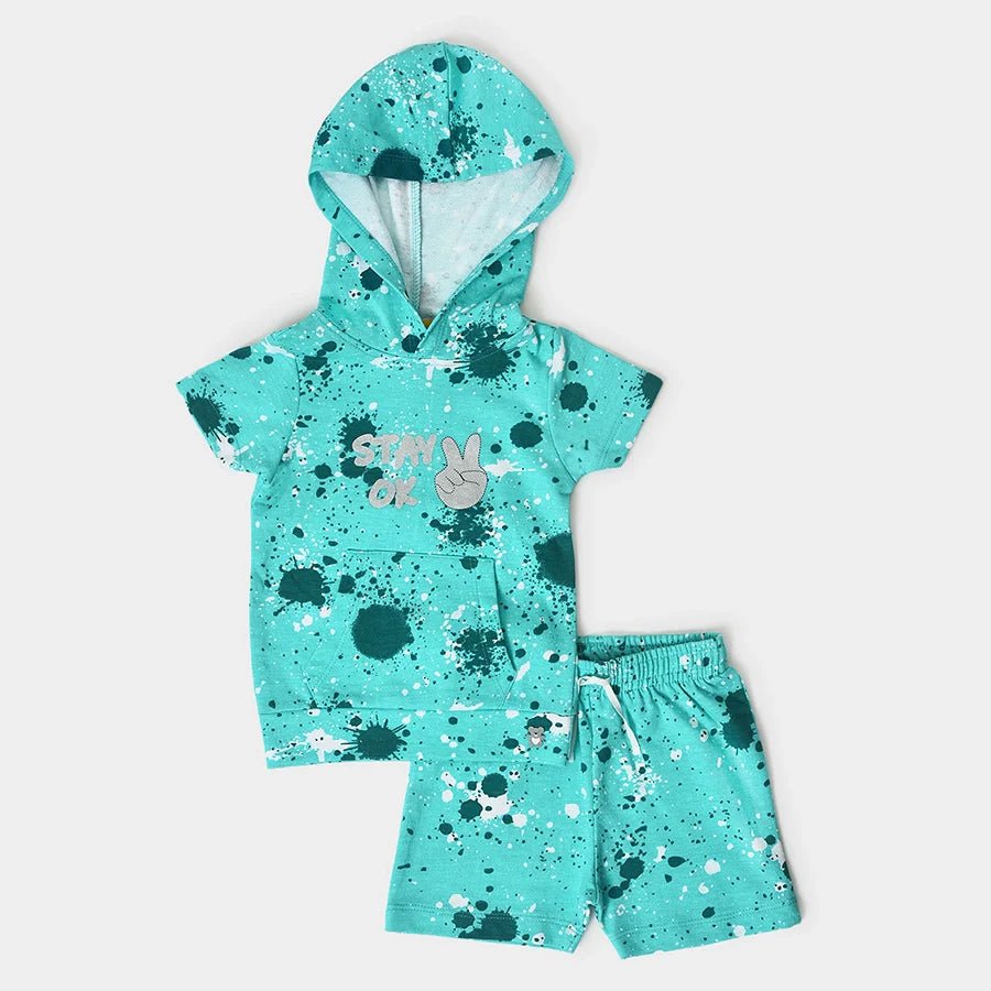 2Pk Cotton Terry T-Shirt - Short Set T-Shirt - Short Set 1