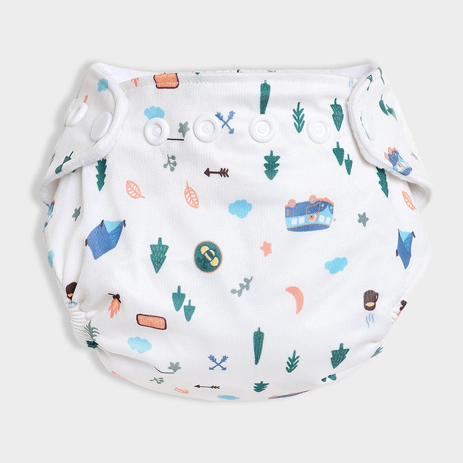 2Pk Polyester Jersey Reusable Diaper Reusable Diaper 1