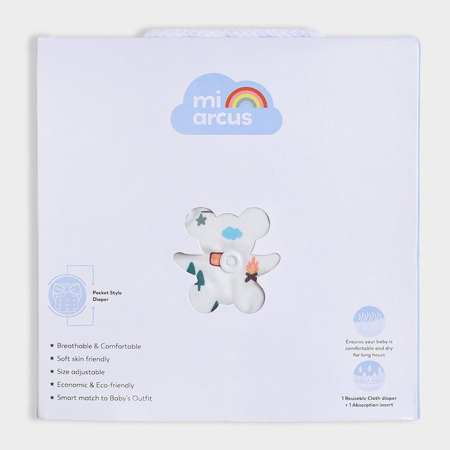 2Pk Polyester Jersey Reusable Diaper Reusable Diaper 8