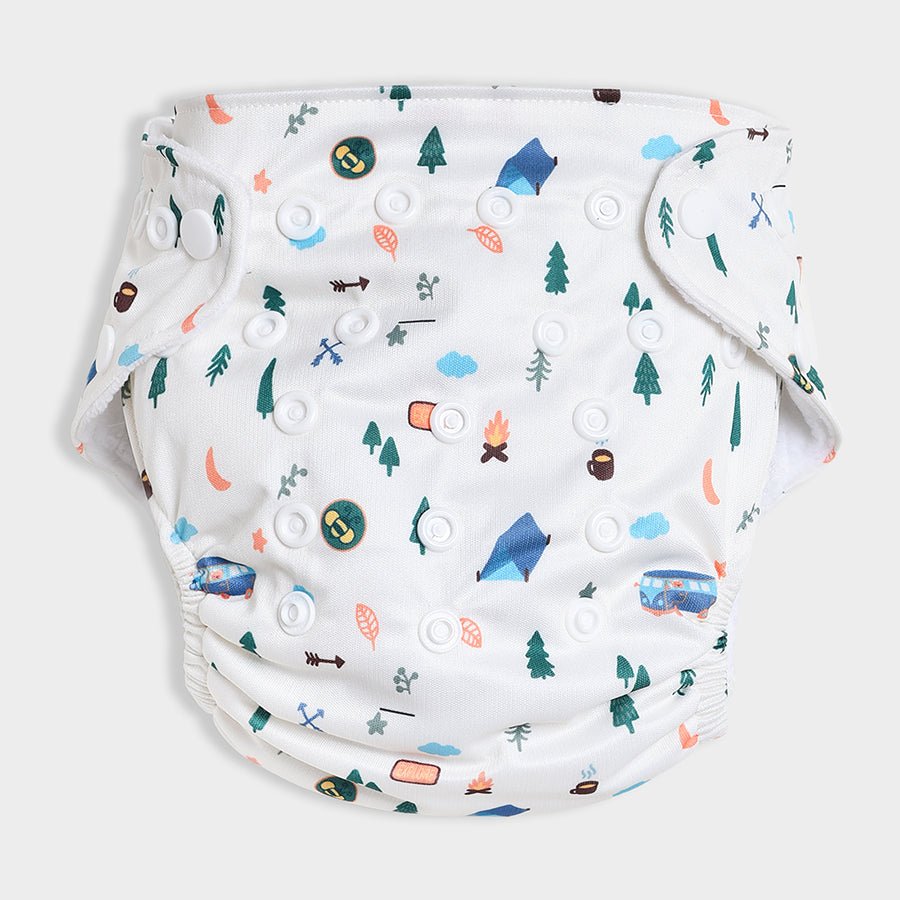 2Pk Polyester Jersey Reusable Diaper Reusable Diaper 1