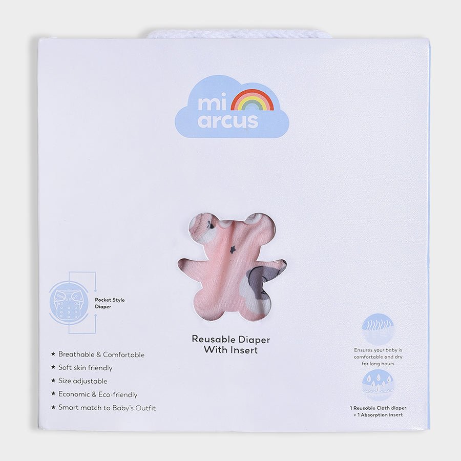 2Pk Polyester Jersey Reusable Diaper Reusable Diaper 8