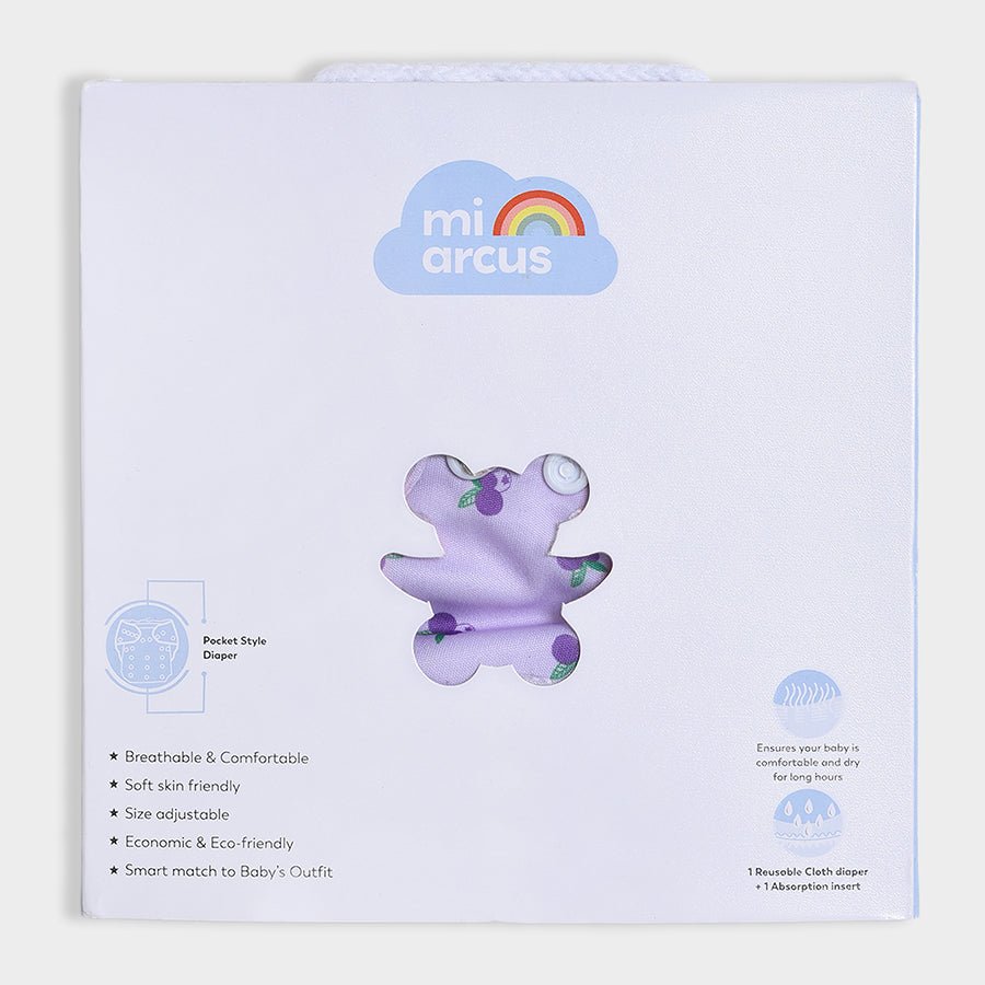 2Pk Polyester Jersey Reusable Diaper Reusable Diaper 8