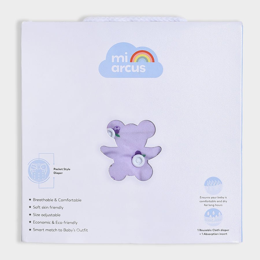 2Pk Polyester Jersey Reusable Diaper Reusable Diaper 8