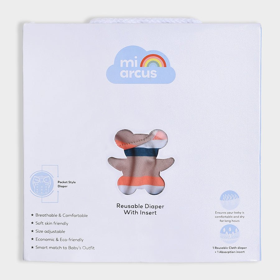 2Pk Polyester Jersey Reusable Diaper Reusable Diaper 8
