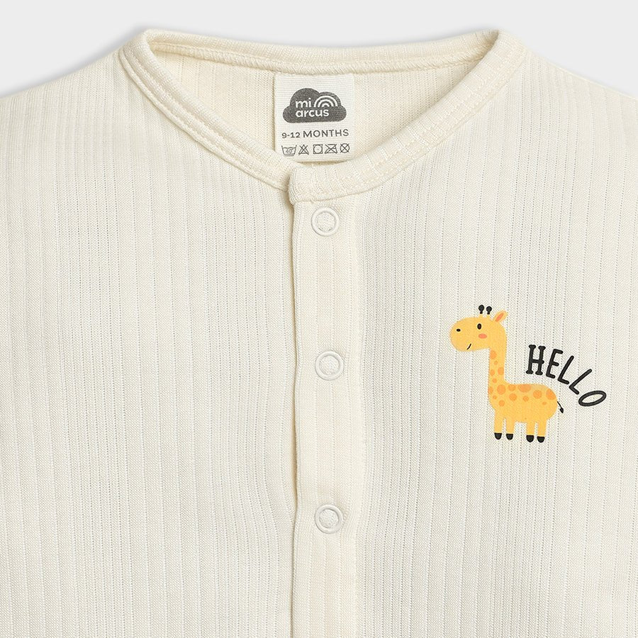 3Pk Blended Rib Knit Front Open Thermals Front Open Thermals 7