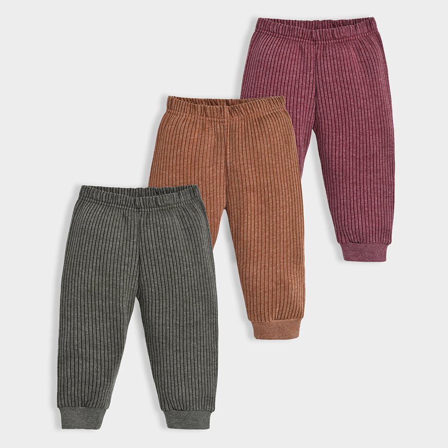 3Pk Blended Rib Knit Thermal Lower Thermal Lower 1