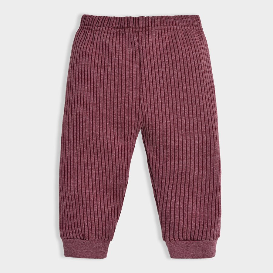 3Pk Blended Rib Knit Thermal Lower Thermal Lower 4