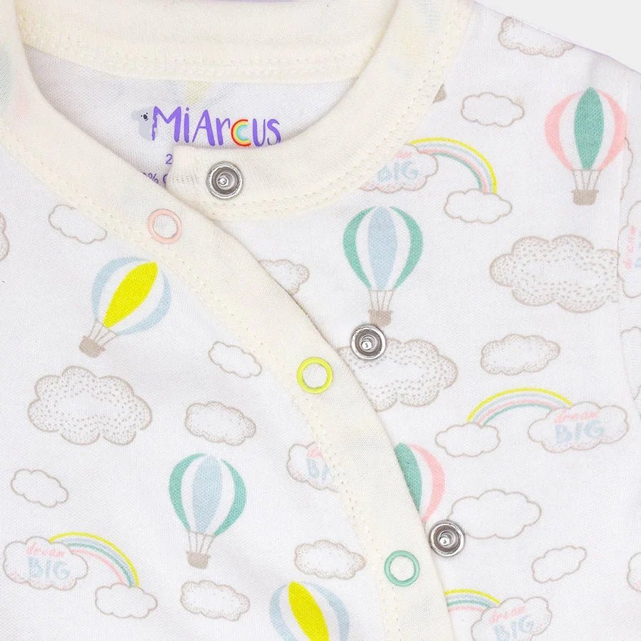 3Pk Cotton Interlock Sleep Suit Sleep Suit 9