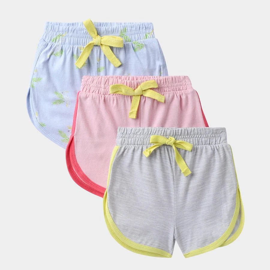 3Pk Cotton Jersey Shorts Shorts 10