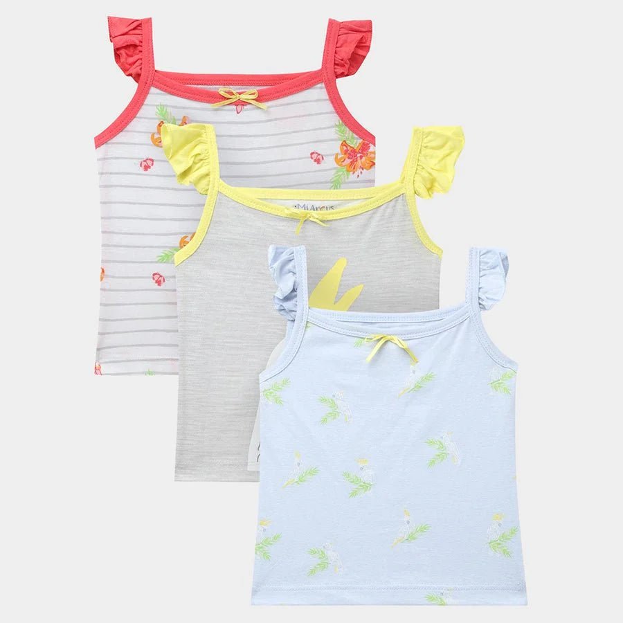 3Pk Cotton Jersey Vest Vest 1
