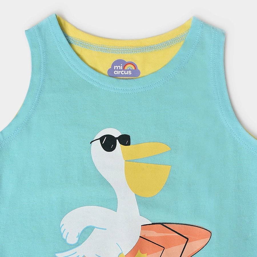 3Pk Cotton Jersey Vest Vest 21