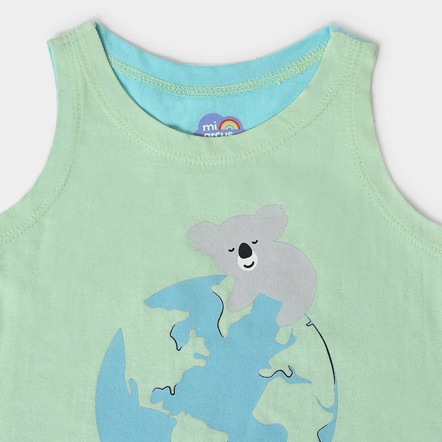 3Pk Cotton Jersey Vest Vest 7
