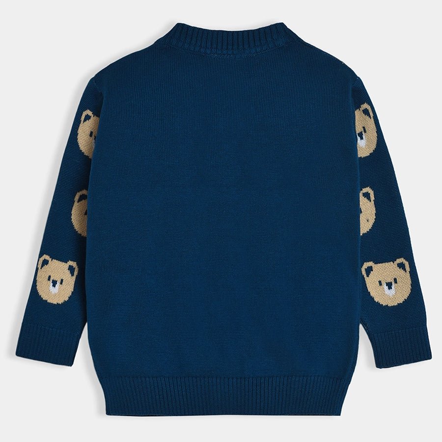 Adventure Bear Face Knitted Sweater Sweater Full Sleeves 3