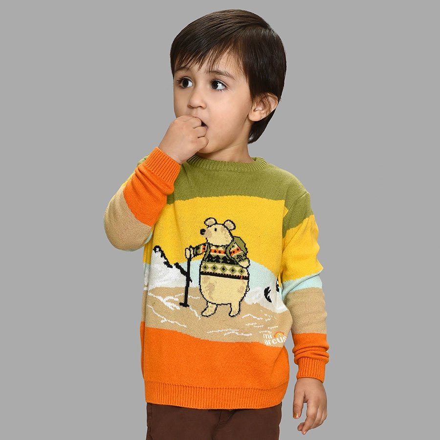 Adventure Bruin Printed Sweater Sweater Full Sleeves 2