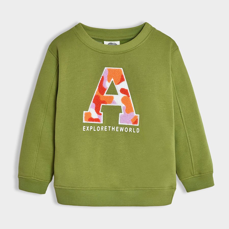 Adventure Camouflage Embroidered Sweatshirt Sweatshirt 1