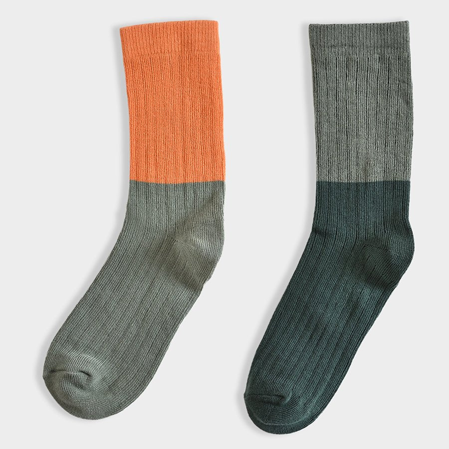 Adventure Dual Colored Knitted Socks Pack of 2 Socks 2