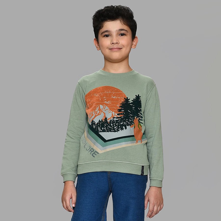 Adventure Explore Printed Sweatshirt Sweatshirt 1