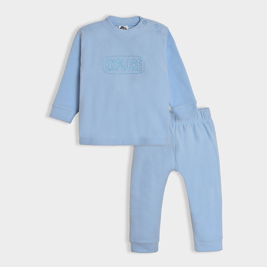 Adventure Sky Solid T-Shirt & Pajama Set T-Shirt - Pyjama Set 2