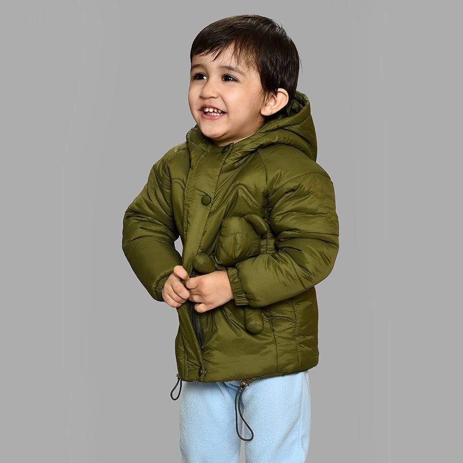 Adventure Woven Solid Olive Jacket Jacket Full Sleeves 2