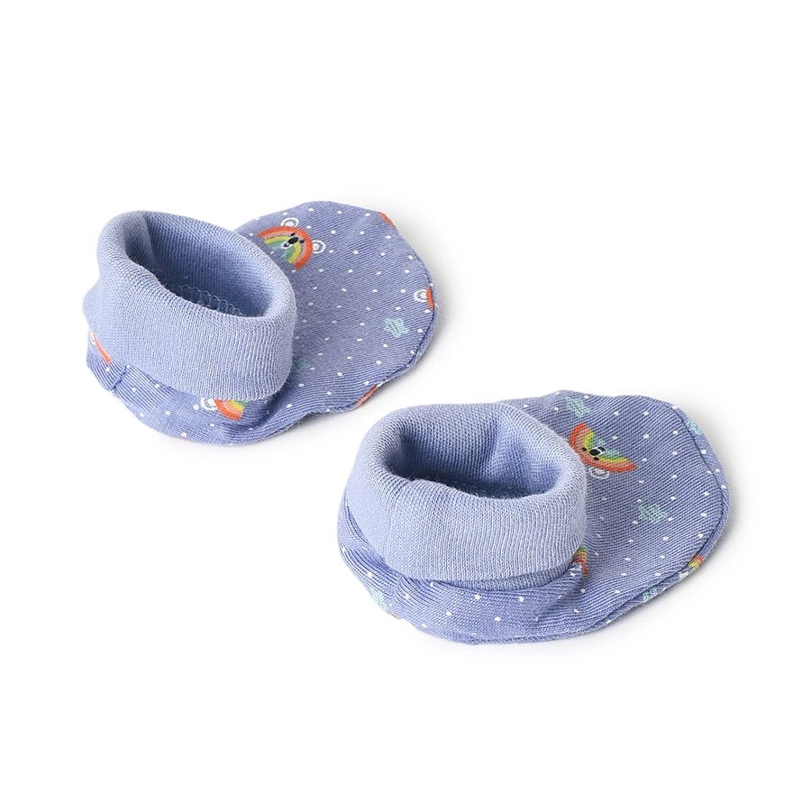 Arcus Hello Gift set with Cap, Booties, Mittens and Bib Pack of 4 Gift Set 17