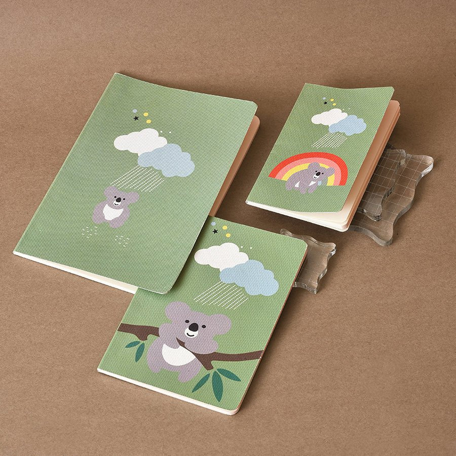 Arcus Koala Paper Diary Pack of 3 Notebook 1