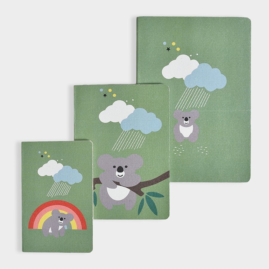 Arcus Koala Paper Diary Pack of 3 Notebook 5