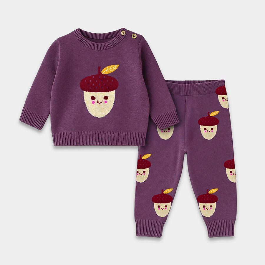 Autumn Vibes Acorn Sweater & Pyjama Set Sweater - Pyjama Set 2