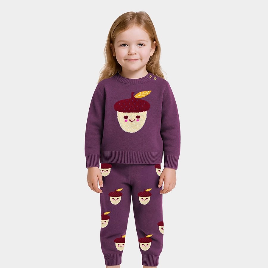 Autumn Vibes Acorn Sweater & Pyjama Set Sweater - Pyjama Set 1
