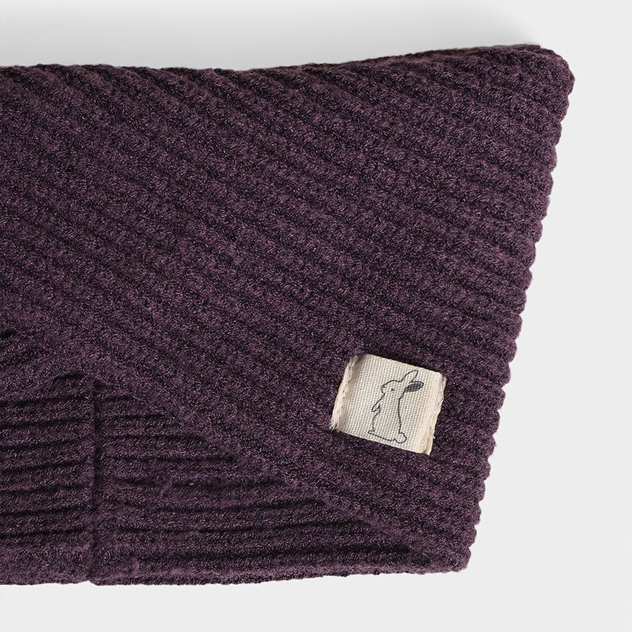 Autumn Vibes Knitted Plum Snood Snood 5