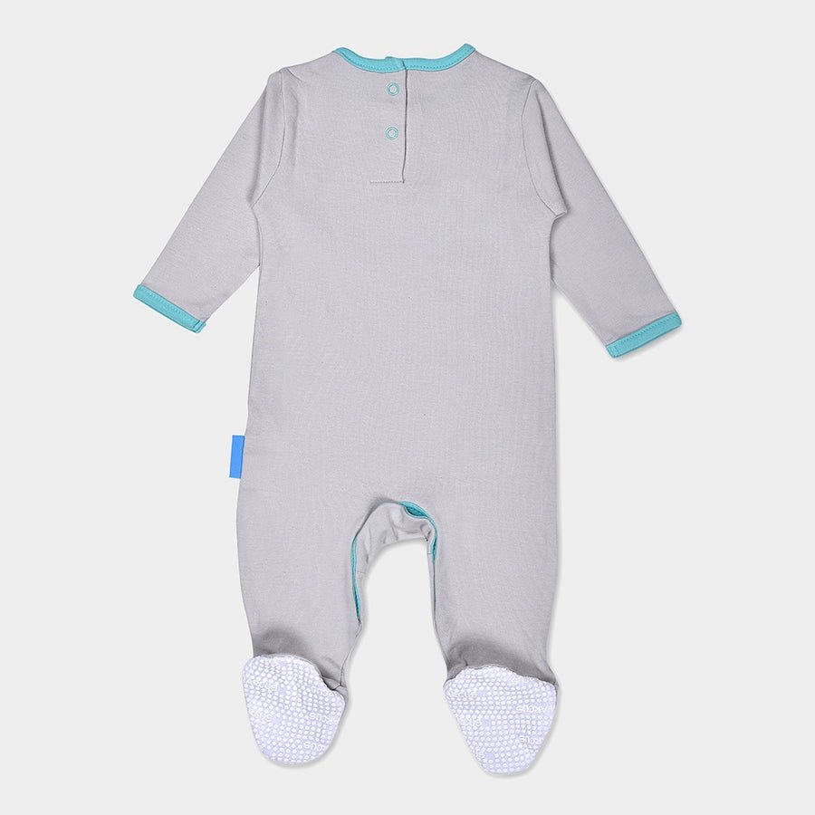 Baby Boy Comfy Knitted Sleep Suit - Safari (Pack of 2) Sleepwear 3