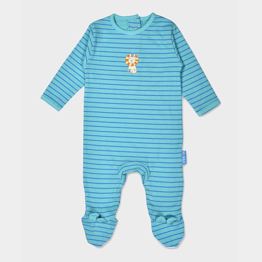 Baby Boy Comfy Knitted Sleep Suit - Safari (Pack of 2) Sleepwear 6