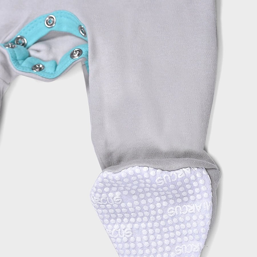 Baby Boy Comfy Knitted Sleep Suit - Safari (Pack of 2) Sleepwear 5