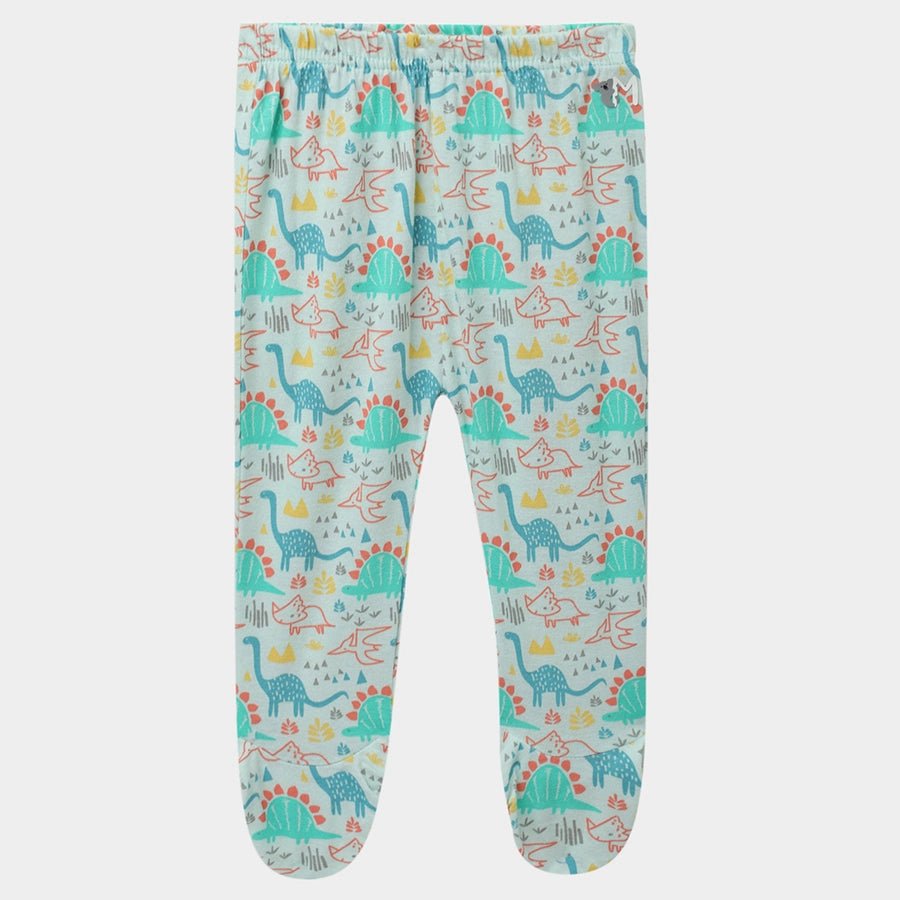 Baby Boy Dino Print Full Sleeve Bambino Set T-Shirt - Pyjama Set 6
