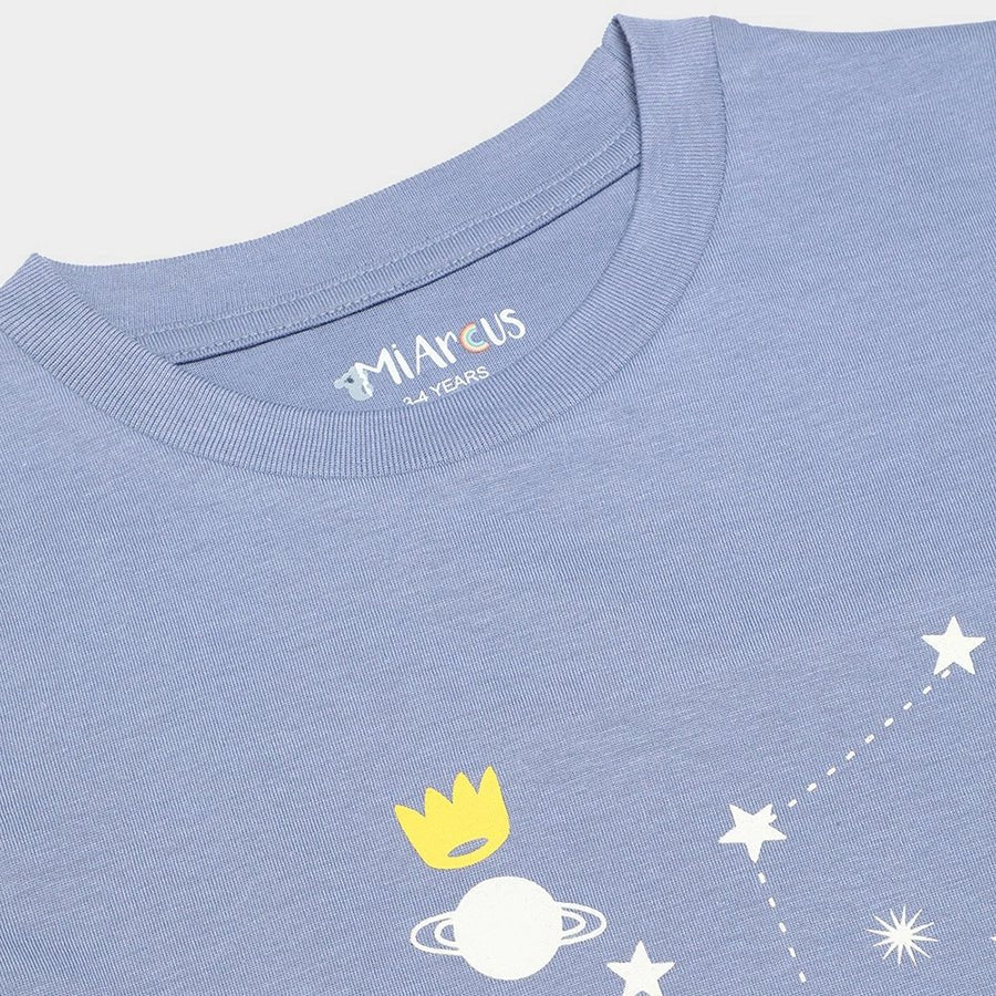 Baby Boy Glow In The Dark Galaxy Print T-shirt Half Sleeve T-Shirt 6