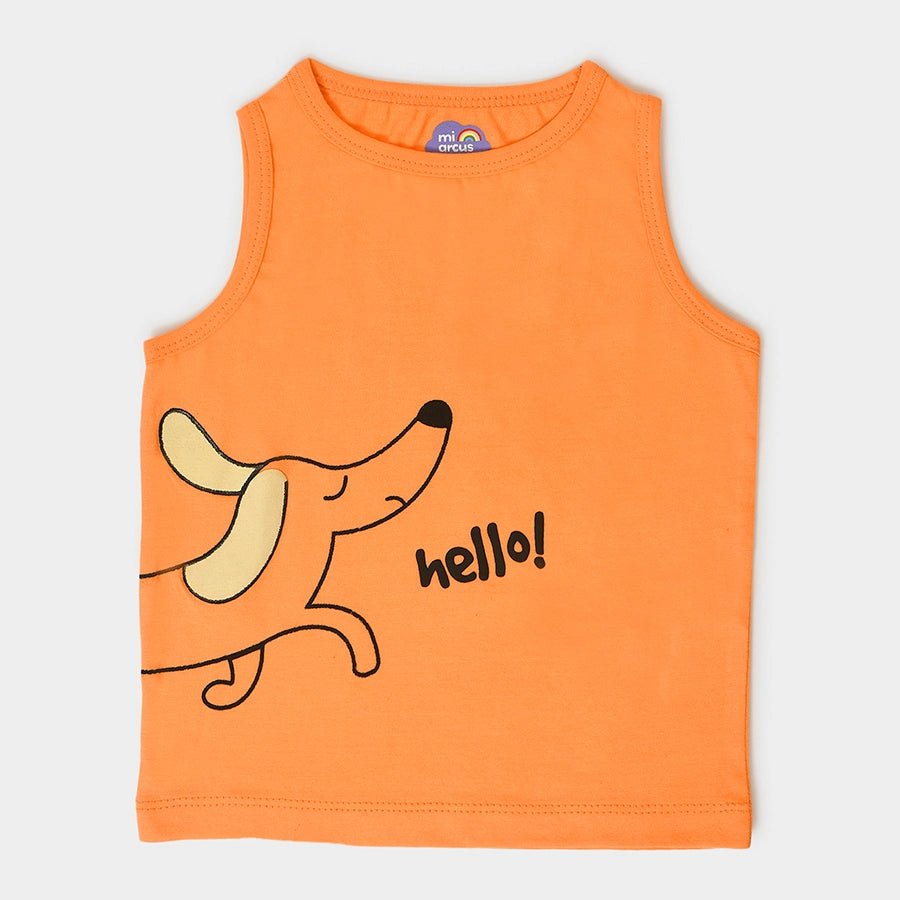 Baby Boy Smile Vest - Pack of 3 Vest 10