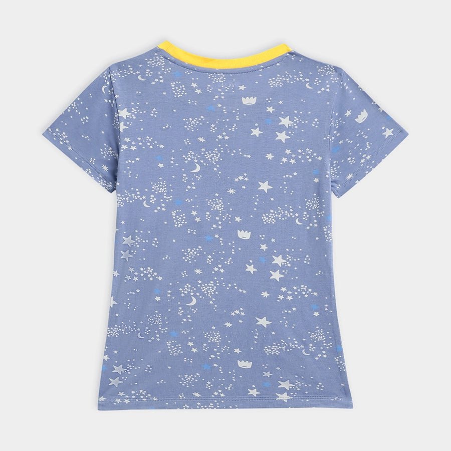 Baby Boy Star Print Slumber Set (Top & Pyjama) T-Shirt - Pyjama Set 3