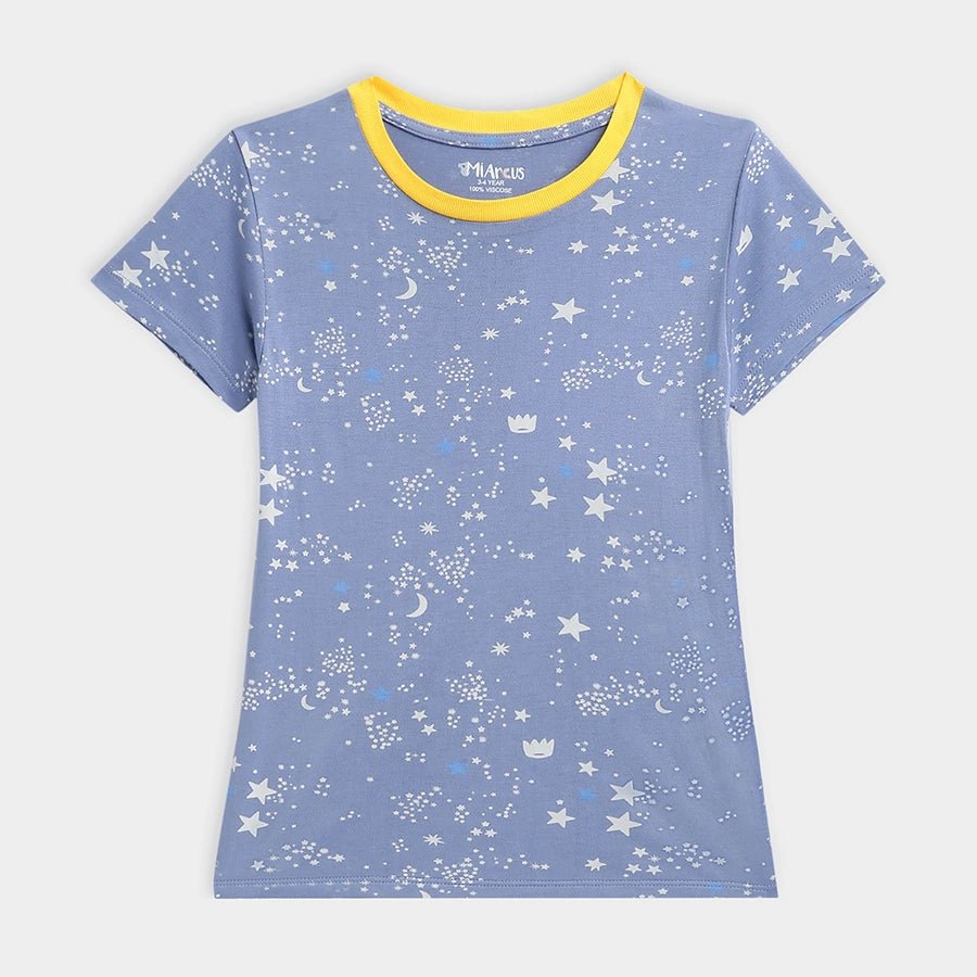 Baby Boy Star Print Slumber Set (Top & Pyjama) T-Shirt - Pyjama Set 2
