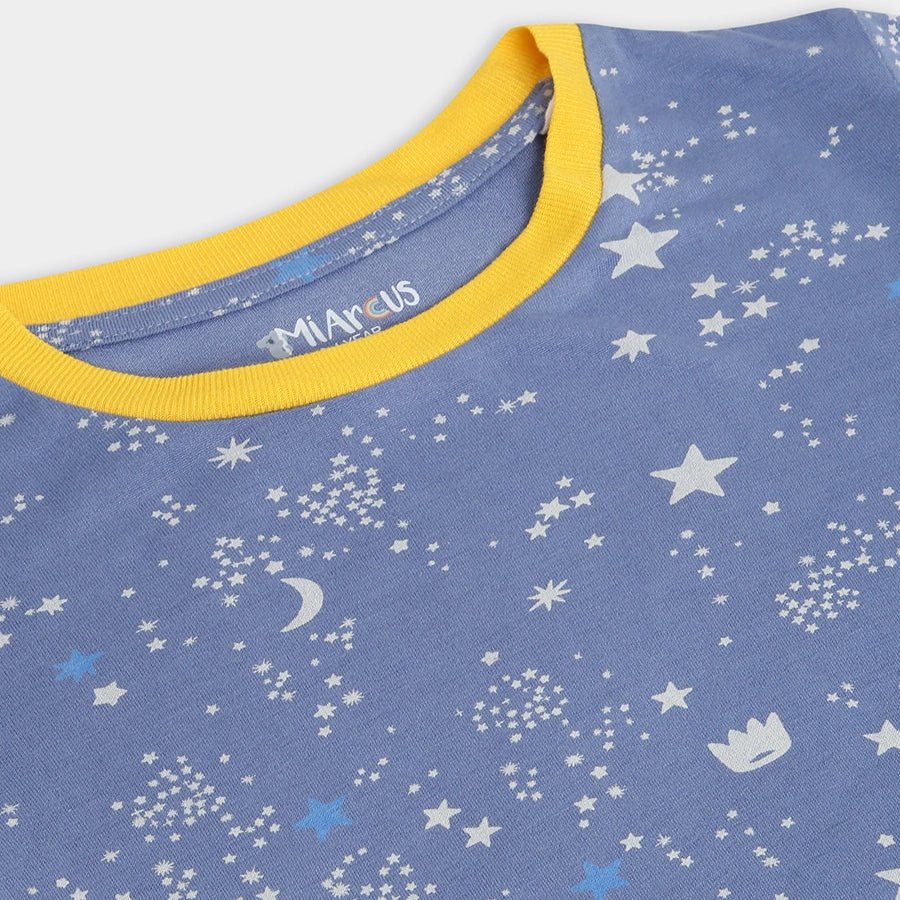 Baby Boy Star Print Slumber Set (Top & Pyjama) T-Shirt - Pyjama Set 6