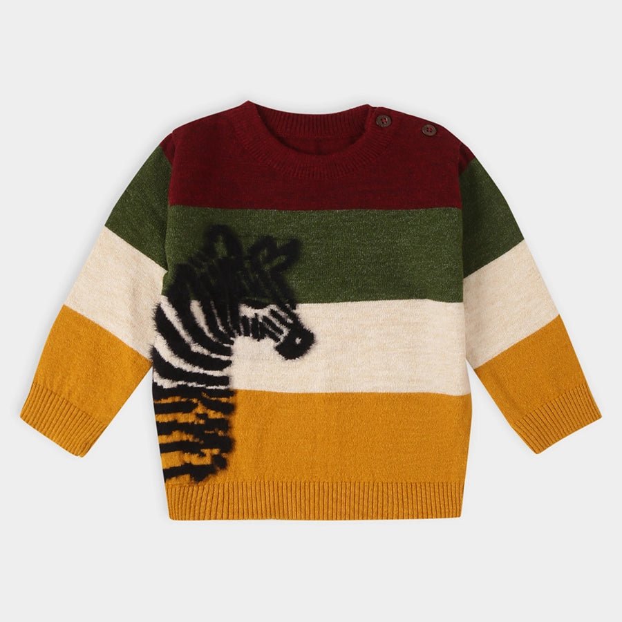【KIXI】★(UNISEX) Stripe Brush Knit UO Stripe Brushed Knit Crew Neck Sweater | Urban Outfitters
