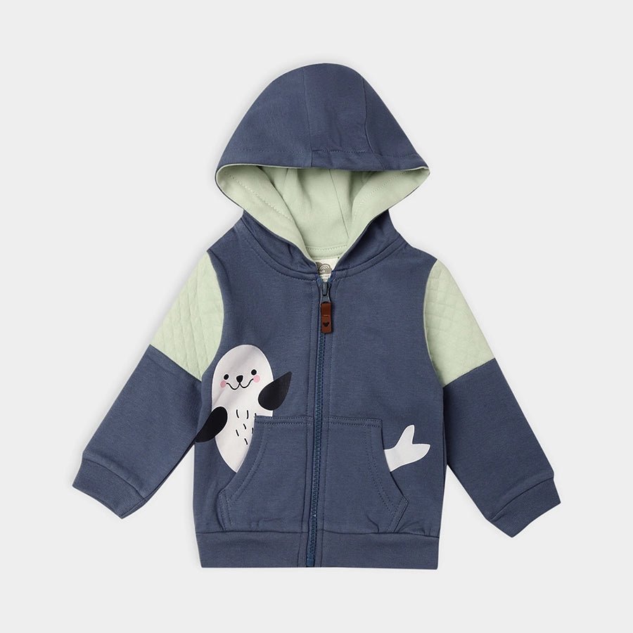 Baby Boy Sweatshirt with Jade Seal Print Sweatshirt 2