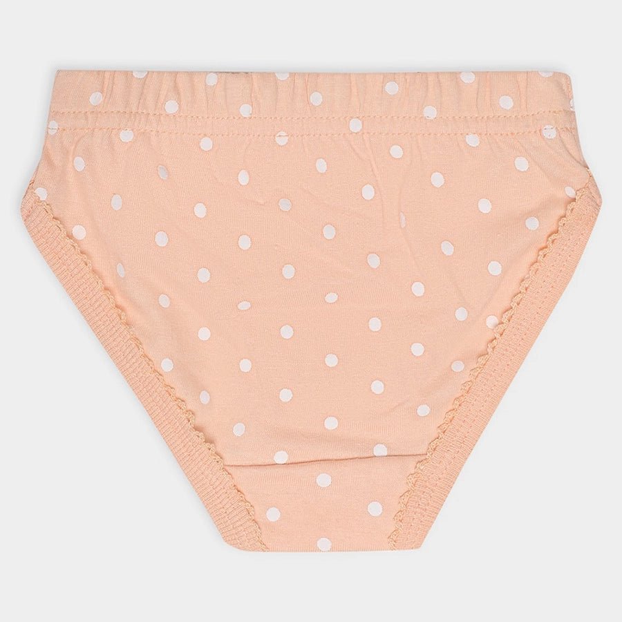 Baby Girl Briefs with Blossom Print - (Pack of 3) Brief 5