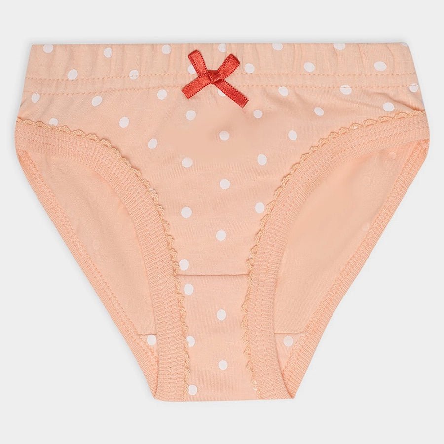 Baby Girl Briefs with Blossom Print - (Pack of 3) Brief 4