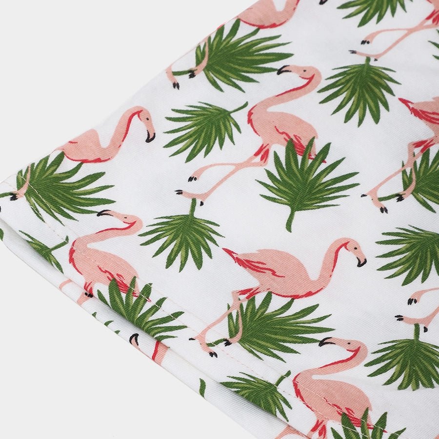 Baby Girl Flamingo Print Full Sleeve Bambino Set T-Shirt - Pyjama Set 5
