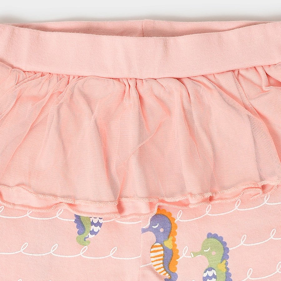 Baby Girl Legging with Tutu Ruffle - Pack of 2 Legging 4